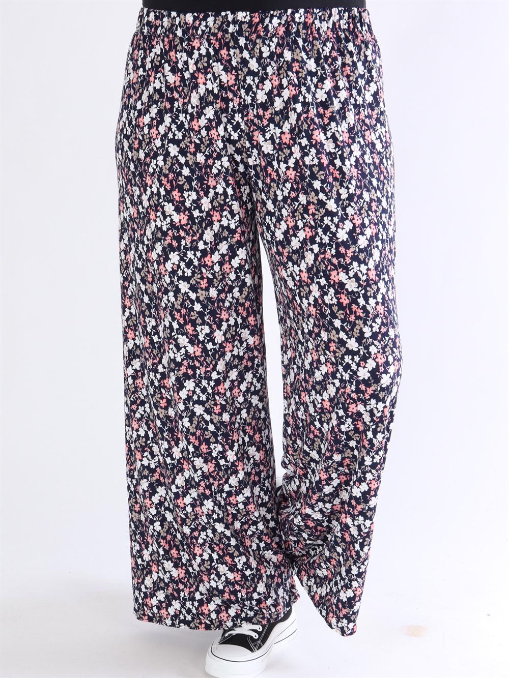 Dolly Pants - Vide bukser med rib